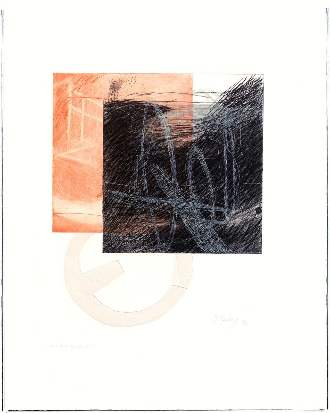 Sylvie Aubry - gravure sur cuivre/ 3plaques +1graufrage
